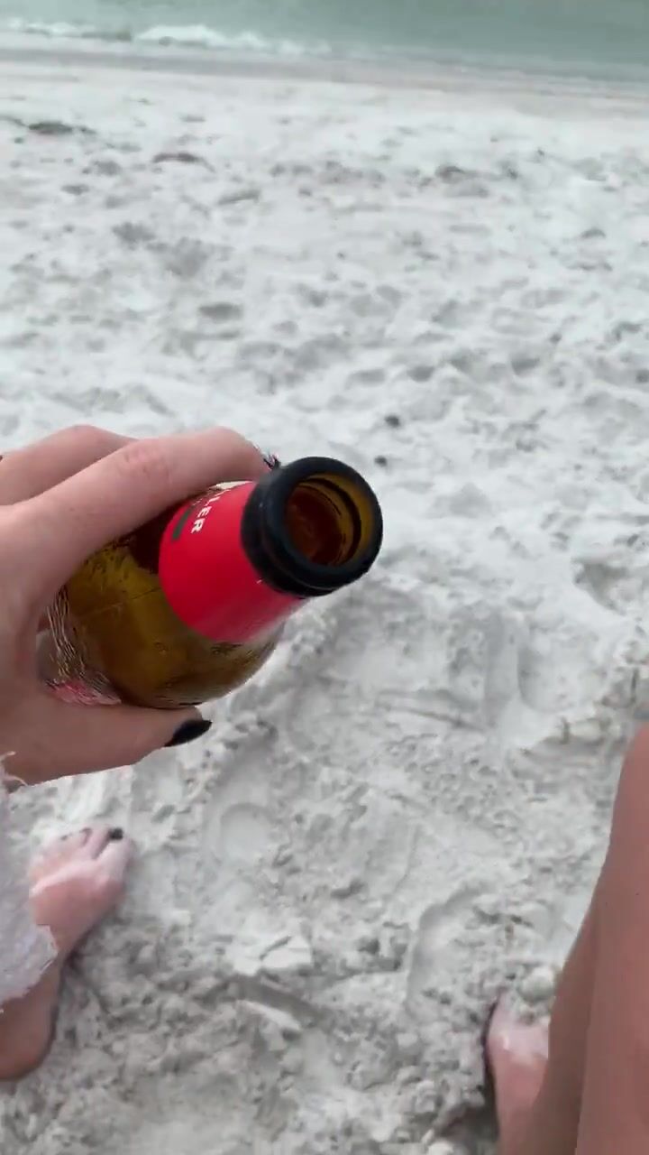 Having some fun on the beach