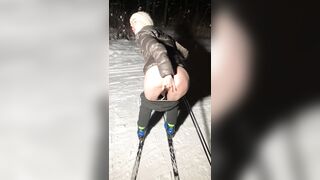 Solo Masturbation: I was super horny on today’s ski trip ♥️♥️ #1