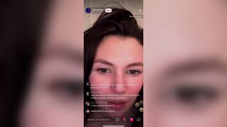 French girl  was taking a shower  and did multiple nip slip during her tiktok live ! Enjoy #1