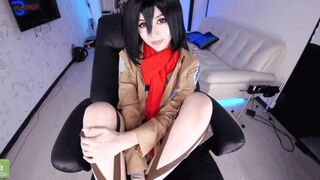 Mikasa Ackerman from Attack on Titan by Purple Bitch #1