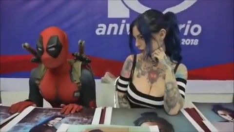 D-Piddy and Riae as Deadpool and Vanessa